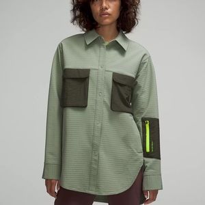 Lululemon Grid Fleece Hiking Overshirt